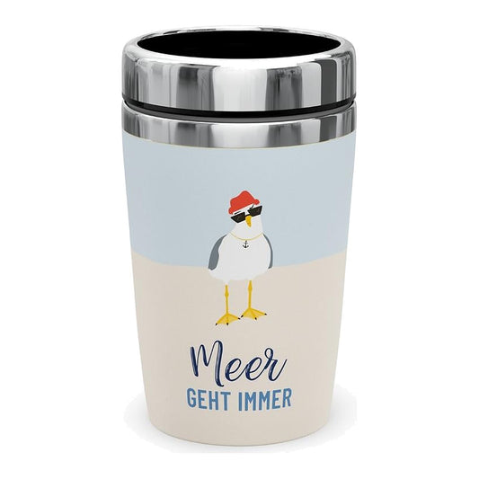 Becher to go 240ml Möwe – Becher von la vida