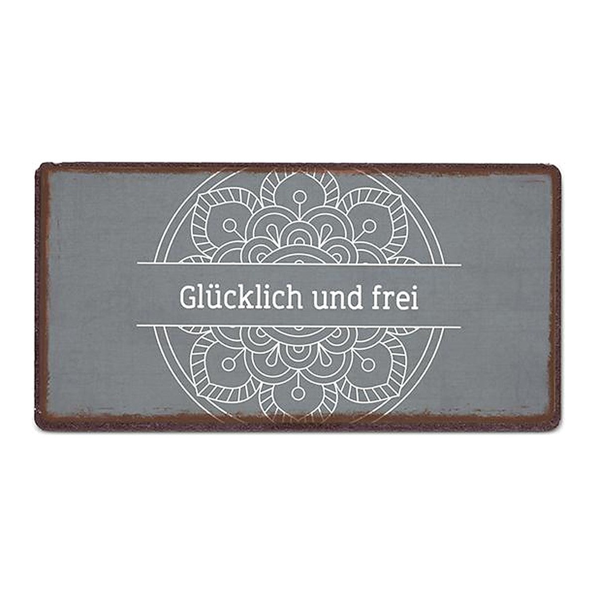 Magnet 10x5 Glücklich & frei – Magnet von la vida