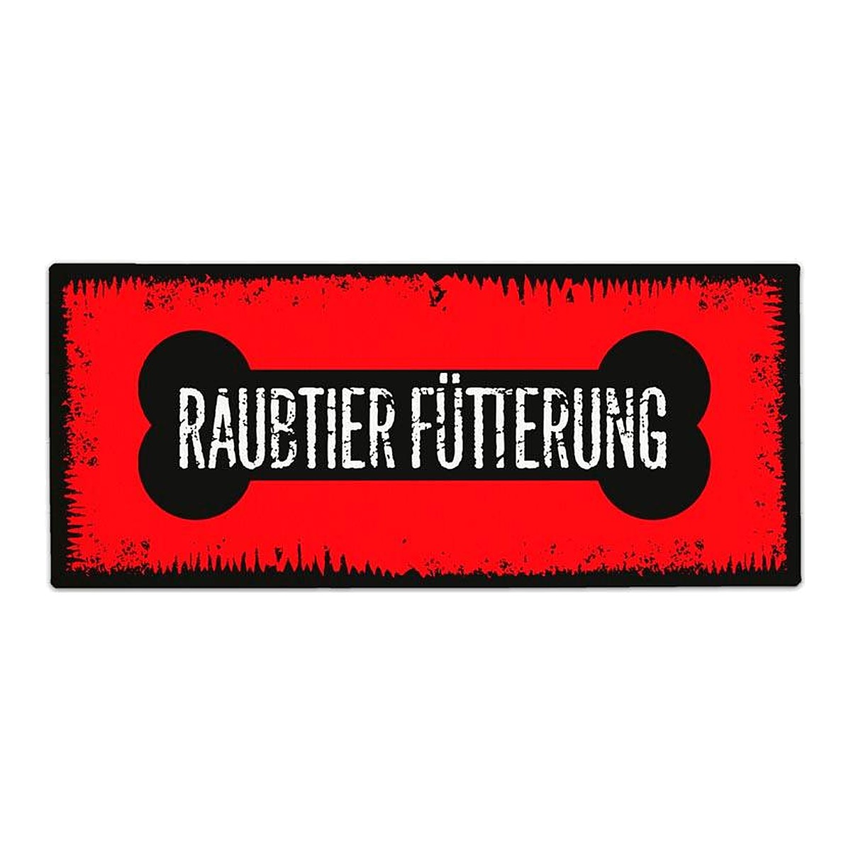 Schild 30,5x13 Raubtier – Schild von la vida