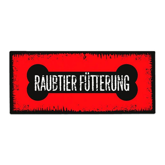 Schild 30,5x13 Raubtier – Schild von la vida