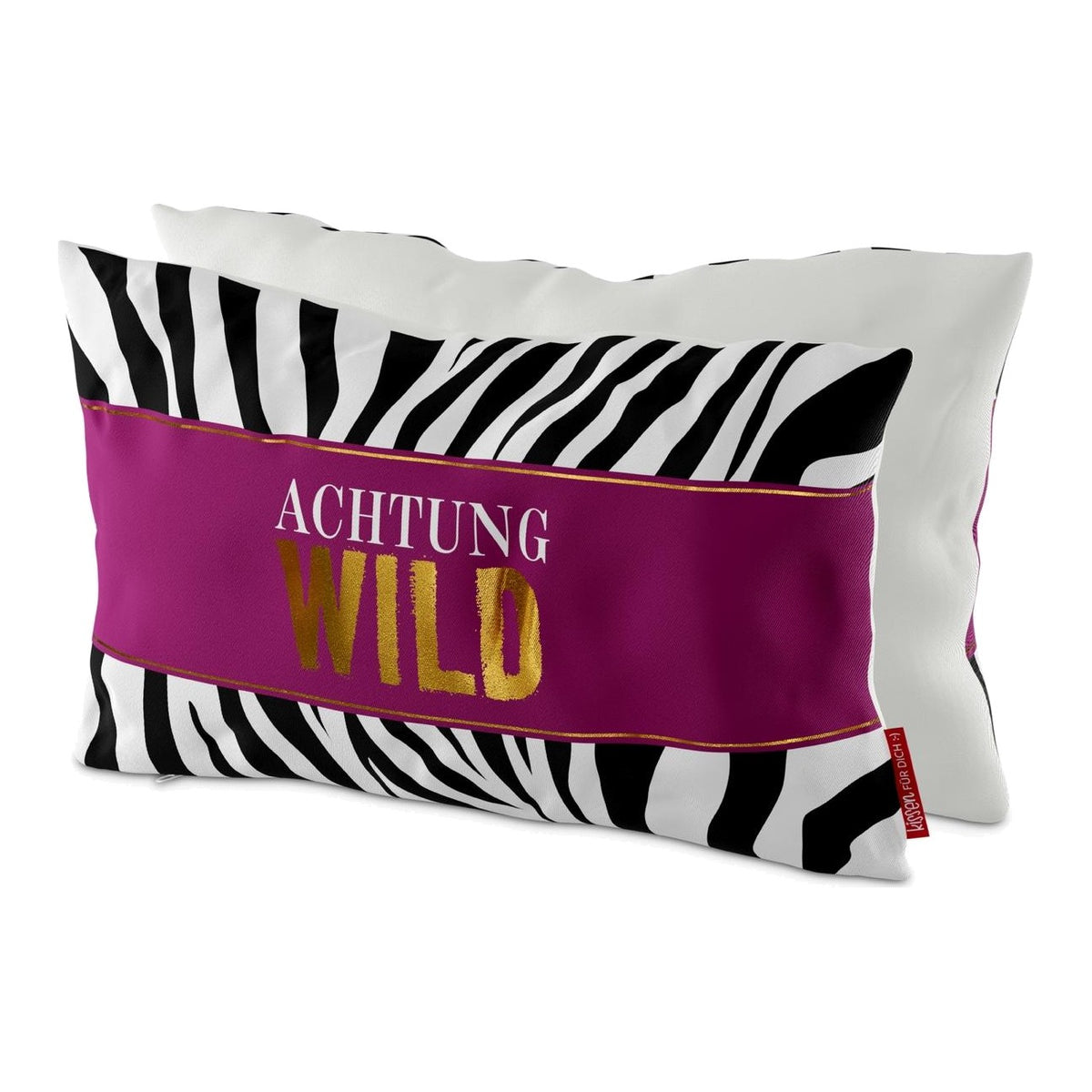 Kissen 25x40 Achtung – Kissen von la vida