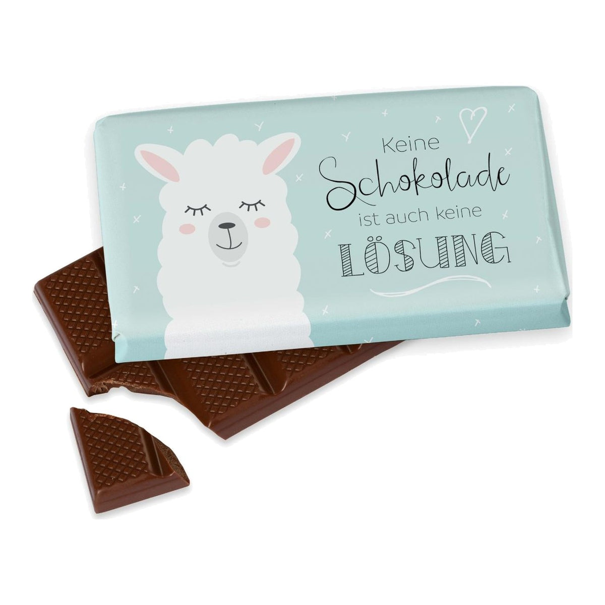Schokolade 40g Lama – Schokolade von la vida