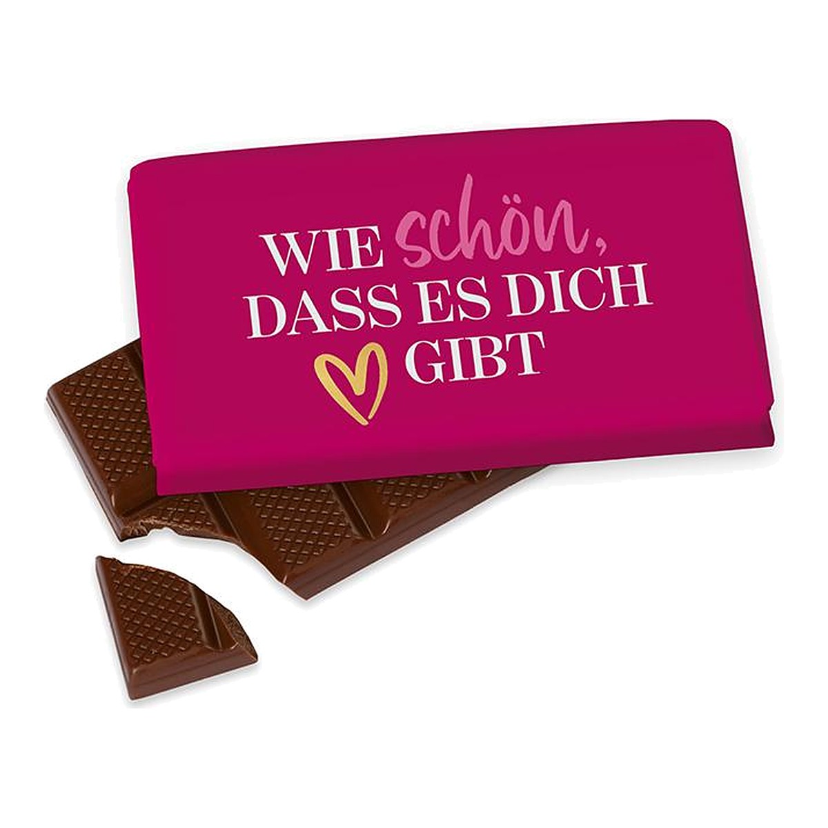 Schokolade 40g Herz – Schokolade von la vida