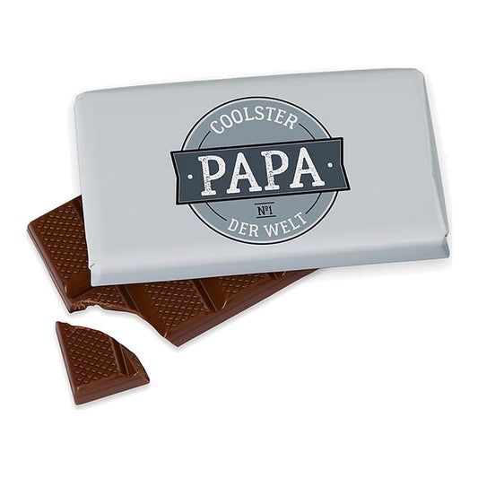 Schokolade 40g Coolster Papa – Schokolade von la vida