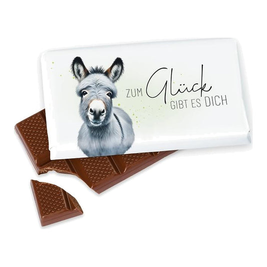 Schokolade 40g Esel – Schokolade von la vida