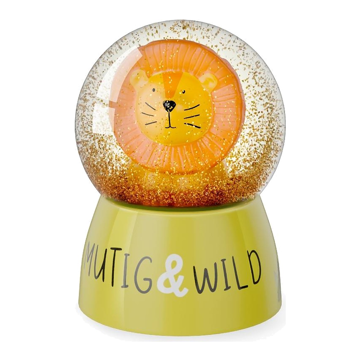 Glitzerkugel D4,5H6 Löwe – Glitzerkugel von la vida