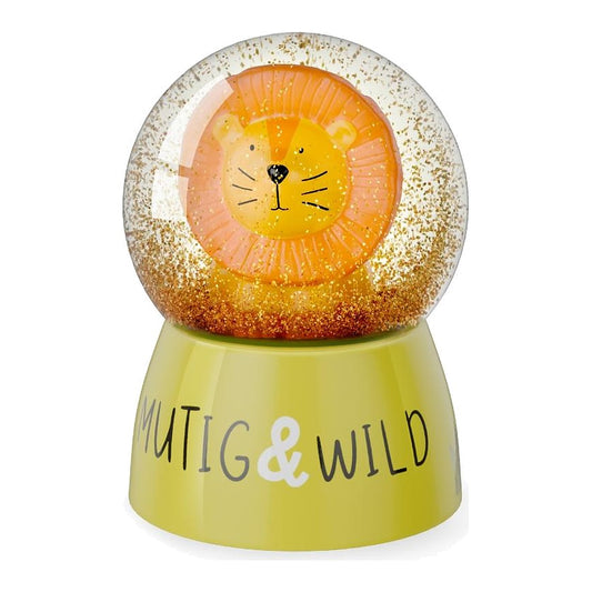 Glitzerkugel D4,5H6 Löwe – Glitzerkugel von la vida
