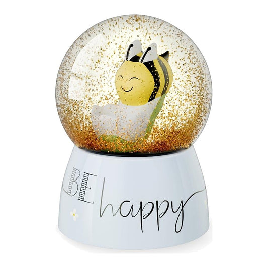 Glitzerkugel D4,5H6 Biene – Glitzerkugel von la vida