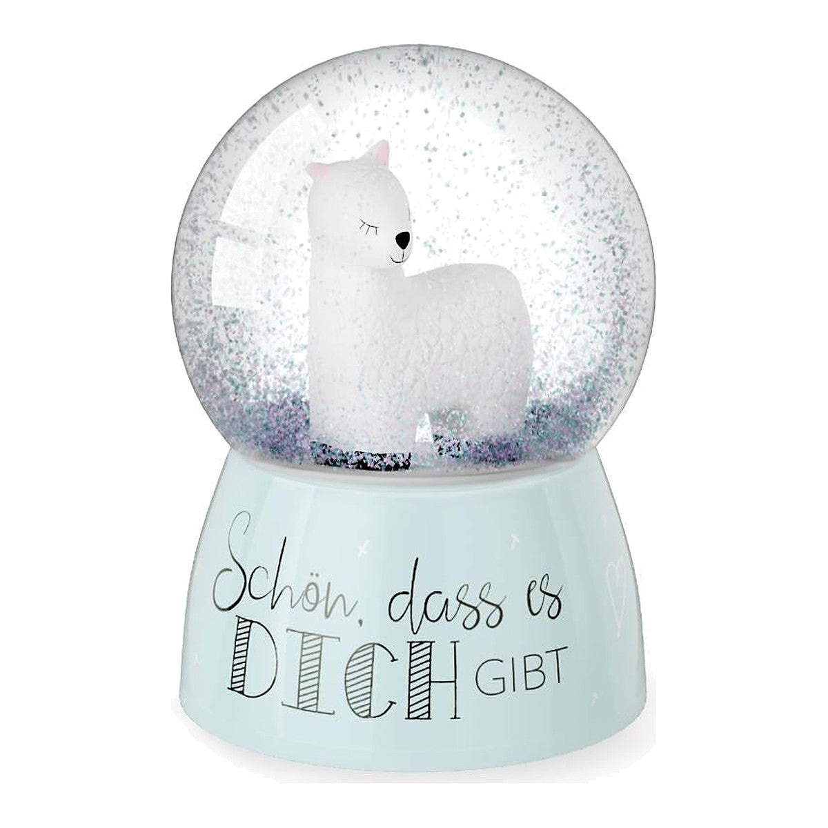 Glitzerkugel D4,5H6 Lama – Glitzerkugel von la vida