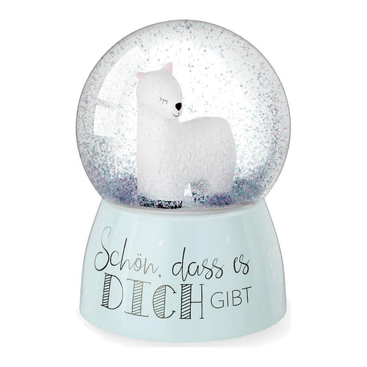 Glitzerkugel D4,5H6 Lama – Glitzerkugel von la vida