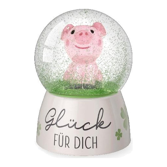 Glitzerkugel D4,5H6 Glück – Glitzerkugel von la vida