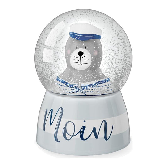 Glitzerkugel D4,5H6 Seehund – Glitzerkugel von la vida