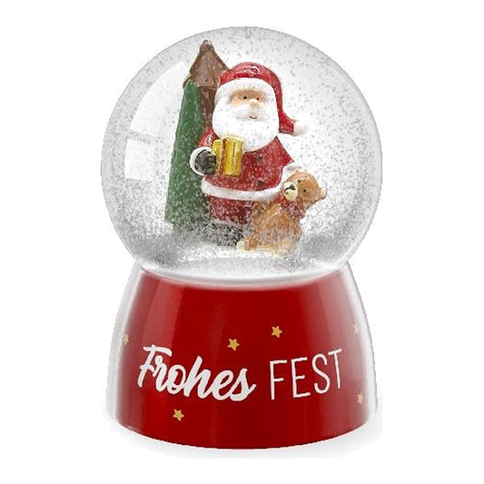 Glitzerkugel D6,5H9 Santa – Glitzerkugel von la vida