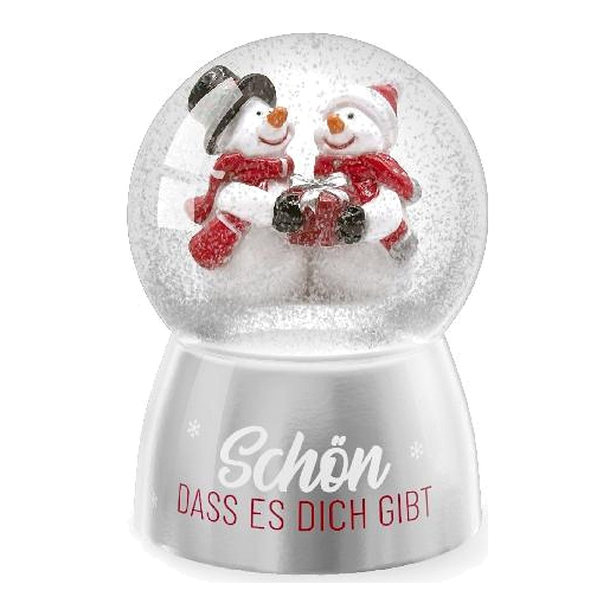 Glitzerkugel D6,5H9 Snowman – Glitzerkugel von la vida