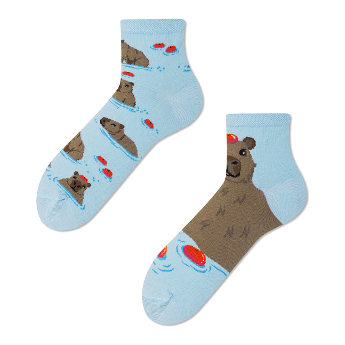 Many Mornings Socken Capybara – Ansicht 2