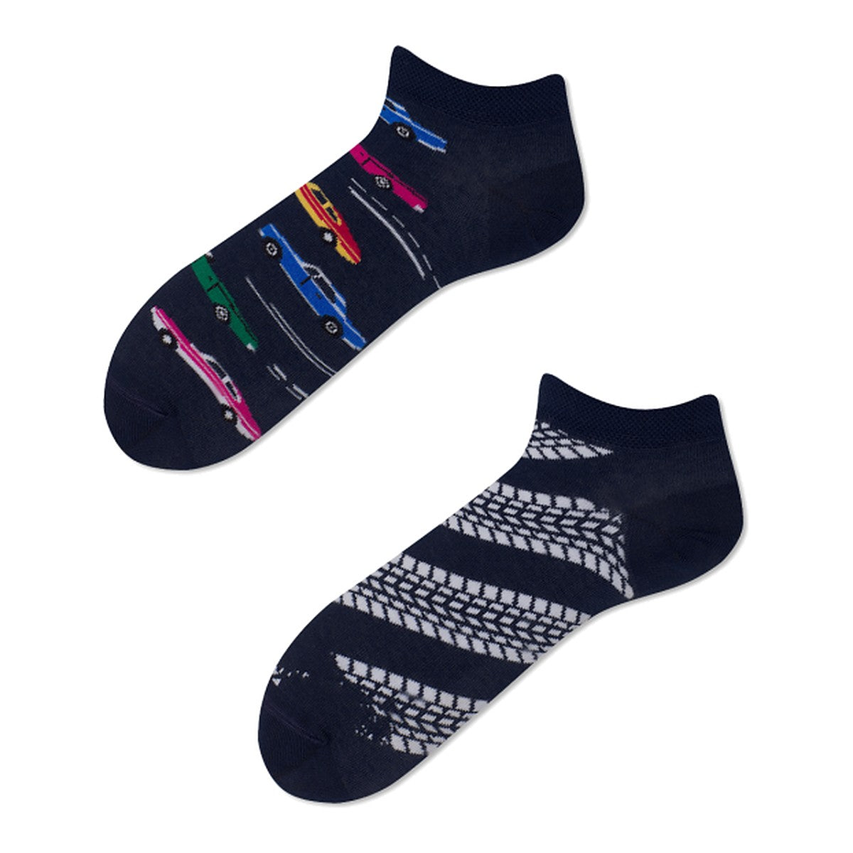 Many Mornings Socken Fast Cars – Ansicht 2