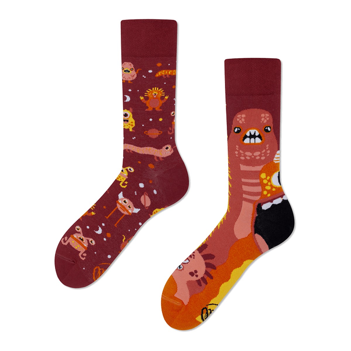 Many Mornings Socken Yellow Monsters – bunte Socken von Many Mornings