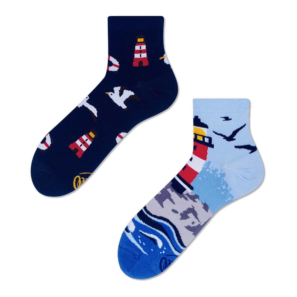 Many Mornings Socken Nordic Lighthouse – Ansicht 4