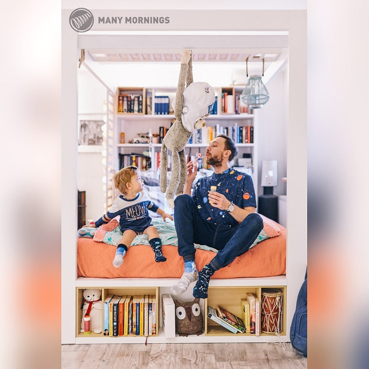 Many Mornings Socken Space Trip – Ansicht 3