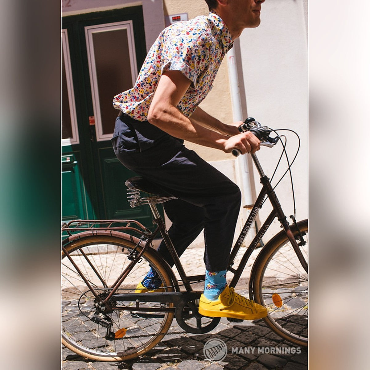 Many Mornings Socken The Bicycles – Ansicht 2