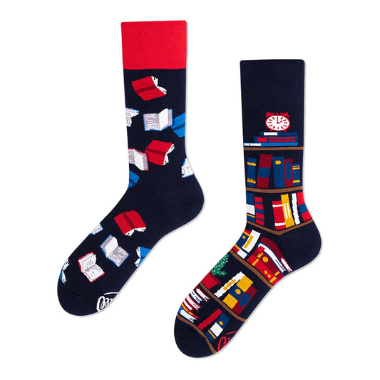 Many Mornings Socken The Book Story – bunte Socken von Many Mornings