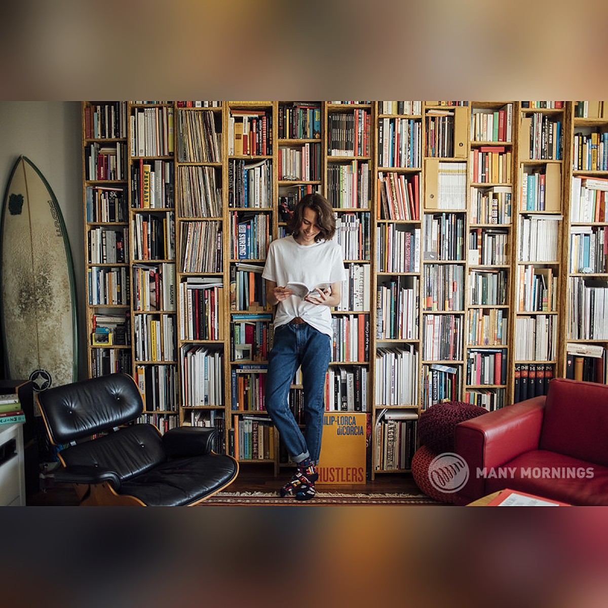 Many Mornings Socken The Book Story – Ansicht 2