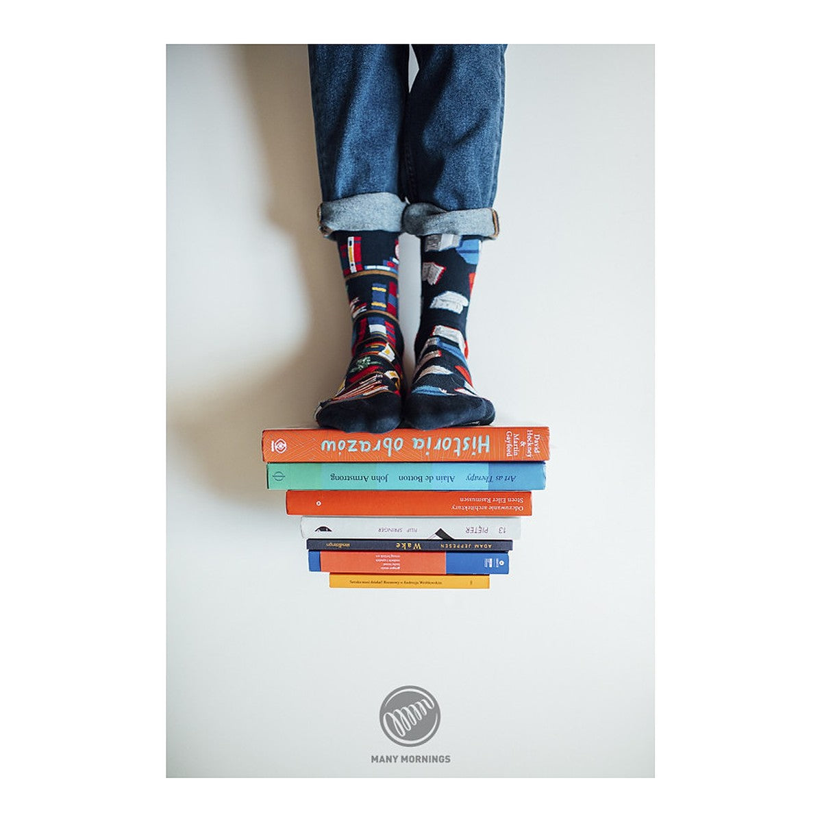 Many Mornings Socken The Book Story – Ansicht 3