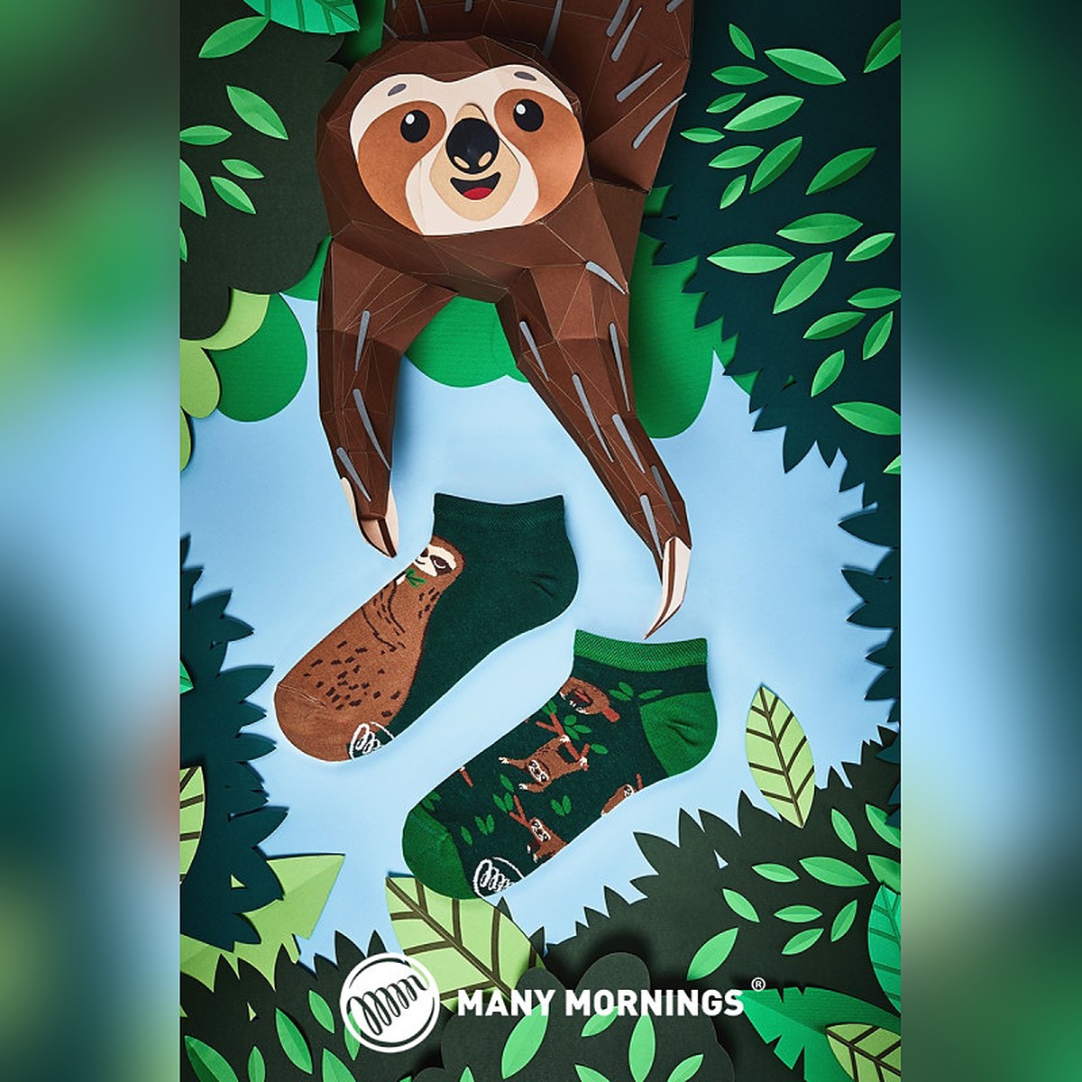 Many Mornings Socken Sloth Life – Ansicht 3