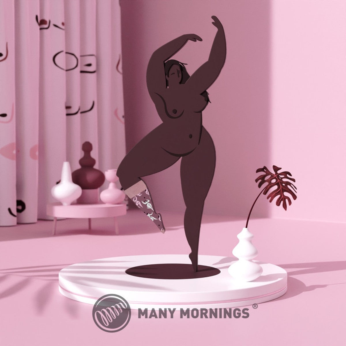 Many Mornings Socken Simply the Breast – Ansicht 3