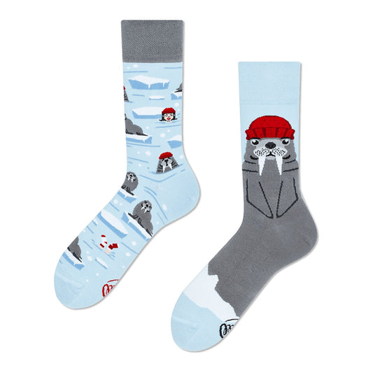 Many Mornings Socken The Walrus – bunte Socken von Many Mornings