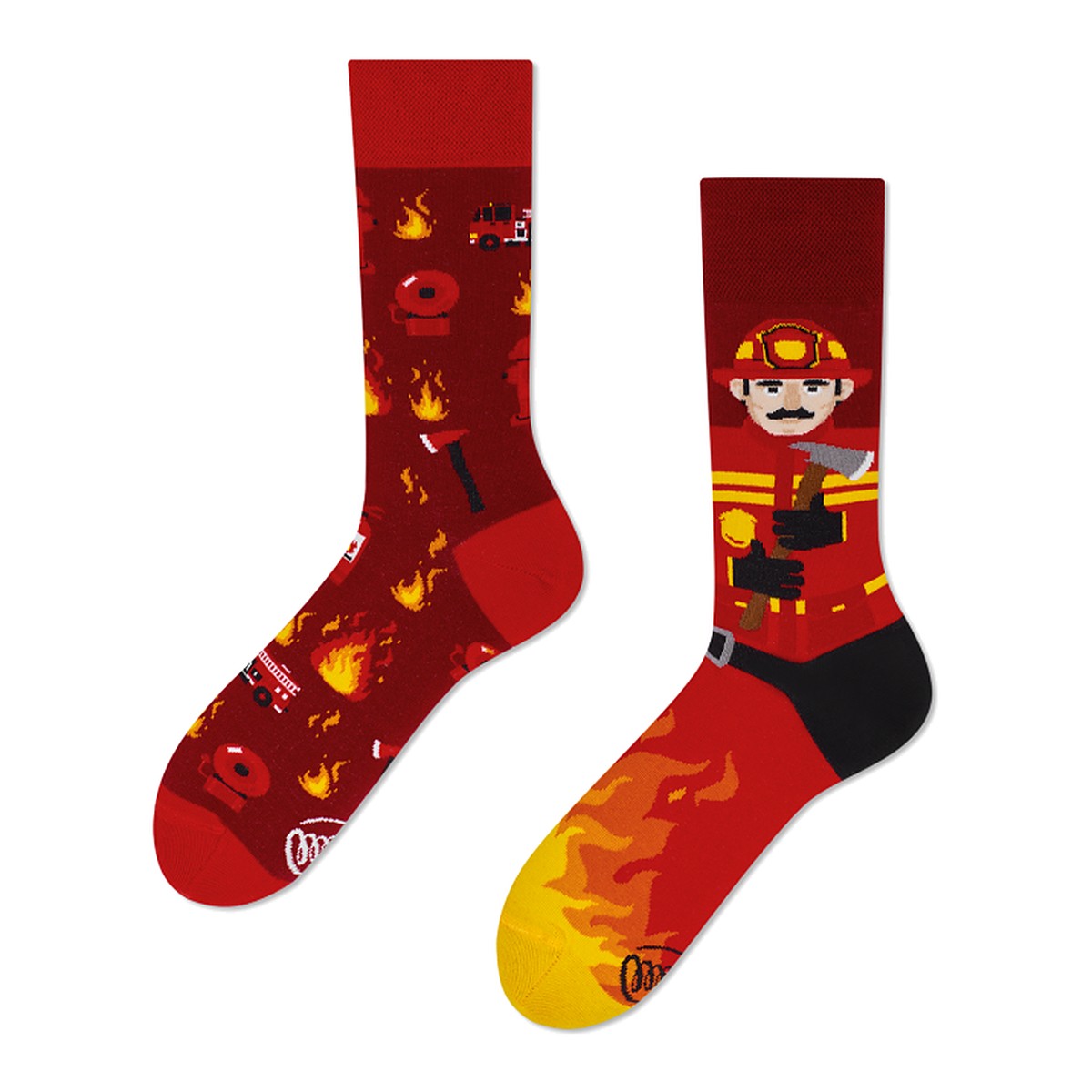 Many Mornings Socken The Fireman – bunte Socken von Many Mornings