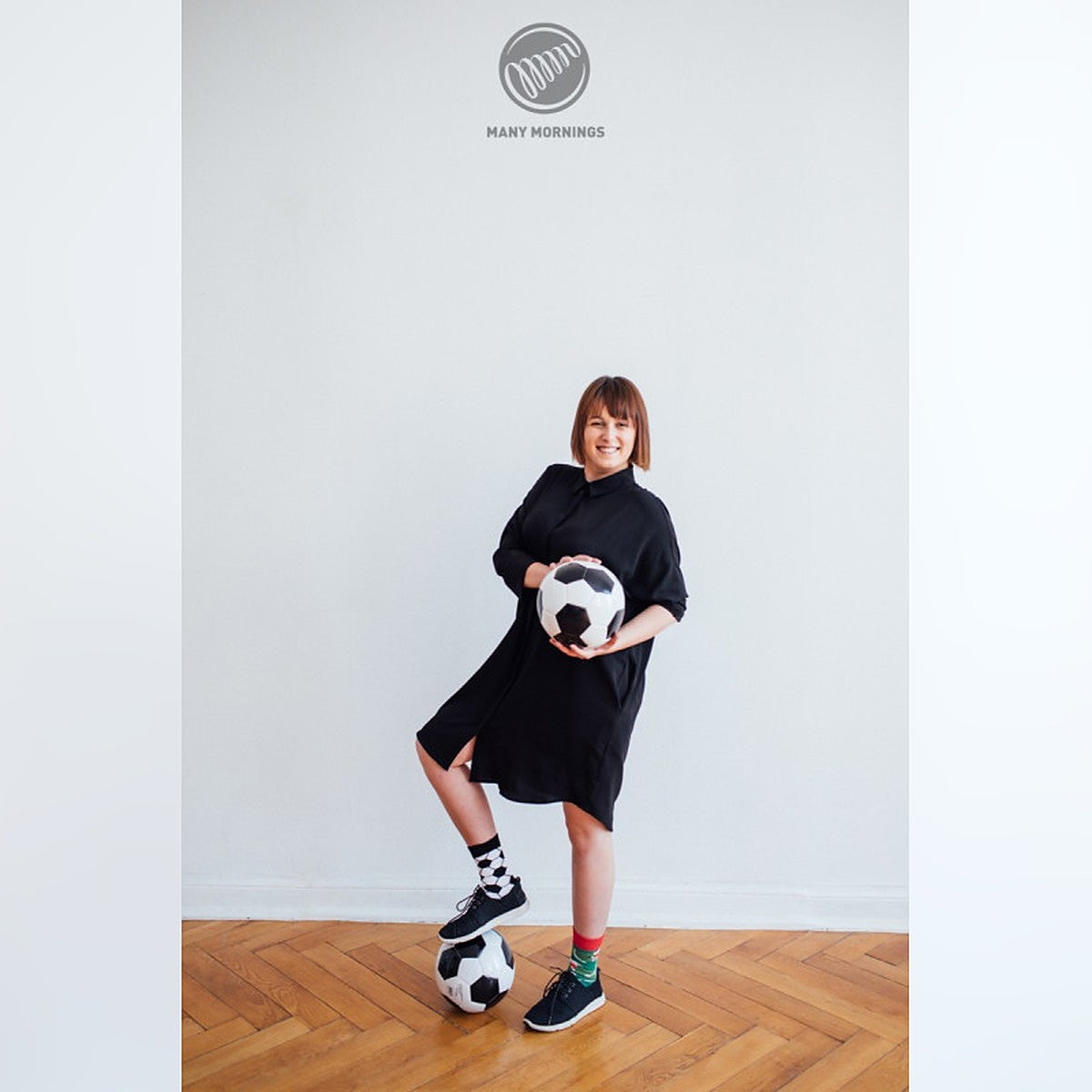 Many Mornings Socken Football Fan – Ansicht 3