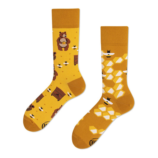 Many Mornings Socken Honey Bear – bunte Socken von Many Mornings