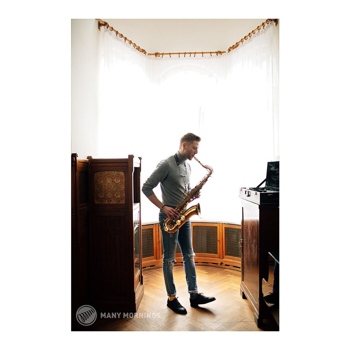 Many Mornings Socken Music Notes – Ansicht 2