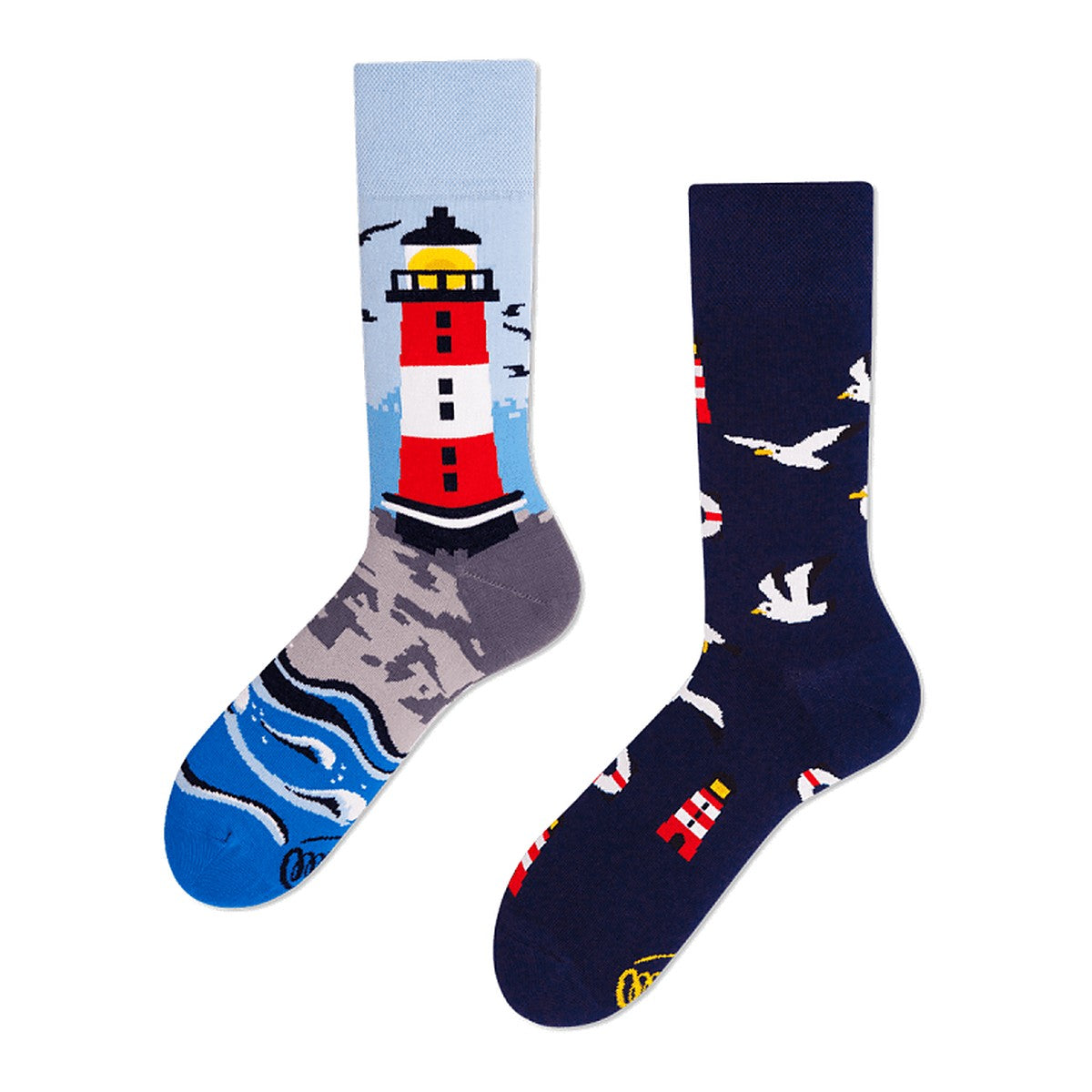 Many Mornings Socken Nordic Lighthouse – bunte Socken von Many Mornings