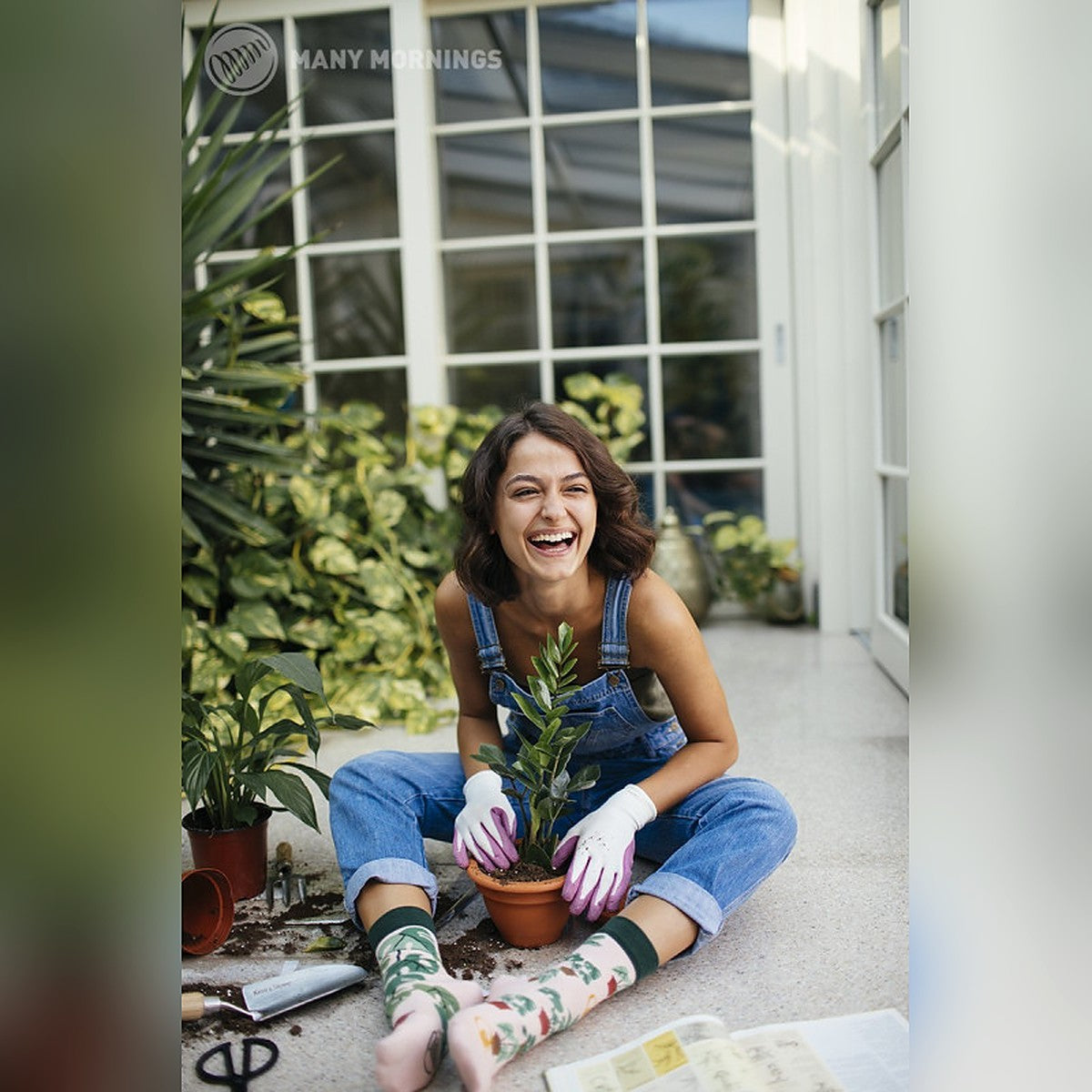 Many Mornings Socken Plant Lover – Ansicht 2