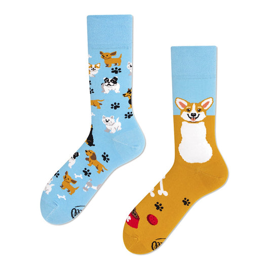 Many Mornings Socken Playful Dog – bunte Socken von Many Mornings