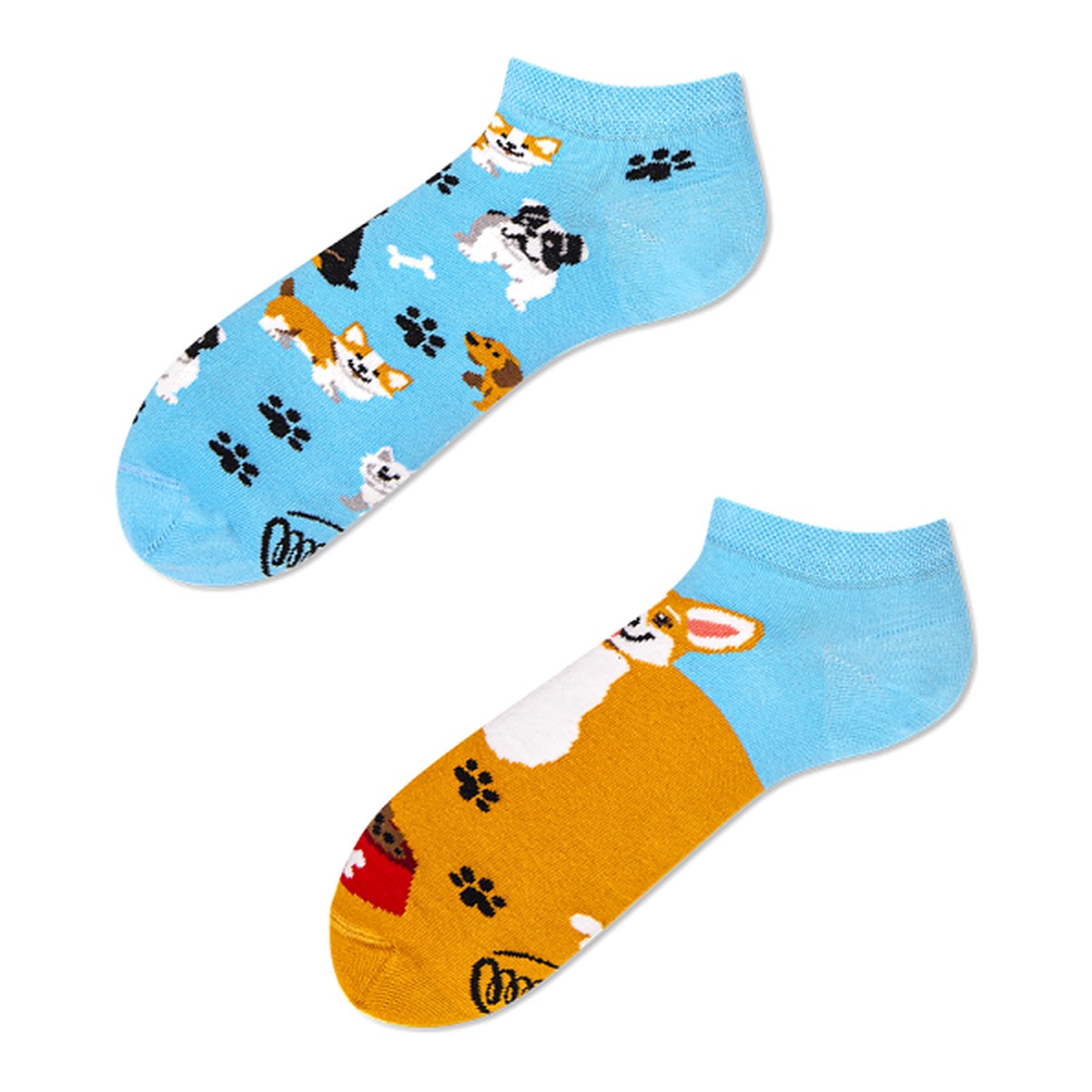 Many Mornings Socken Playful Dog – Ansicht 3