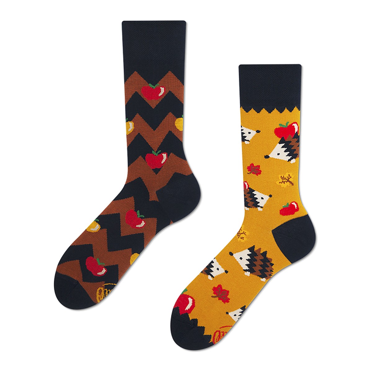 Many Mornings Socken Apple Hedgehog – bunte Socken von Many Mornings