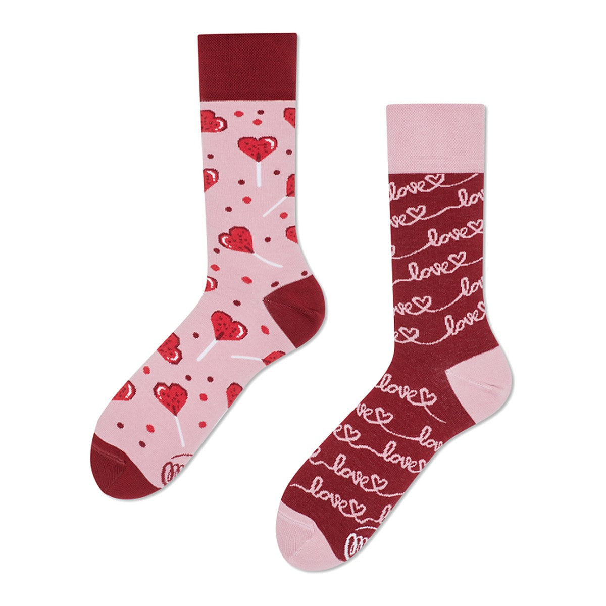 Many Mornings Socken Love Story – bunte Socken von Many Mornings