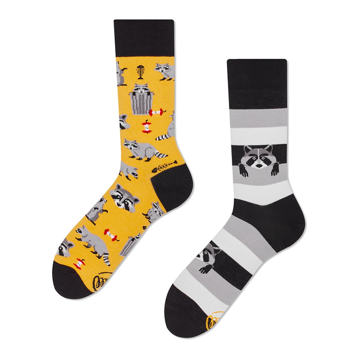 Many Mornings Socken Raccoon Bandit – bunte Socken von Many Mornings