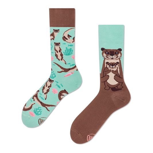 Many Mornings Socken Otter Stories – bunte Socken von Many Mornings