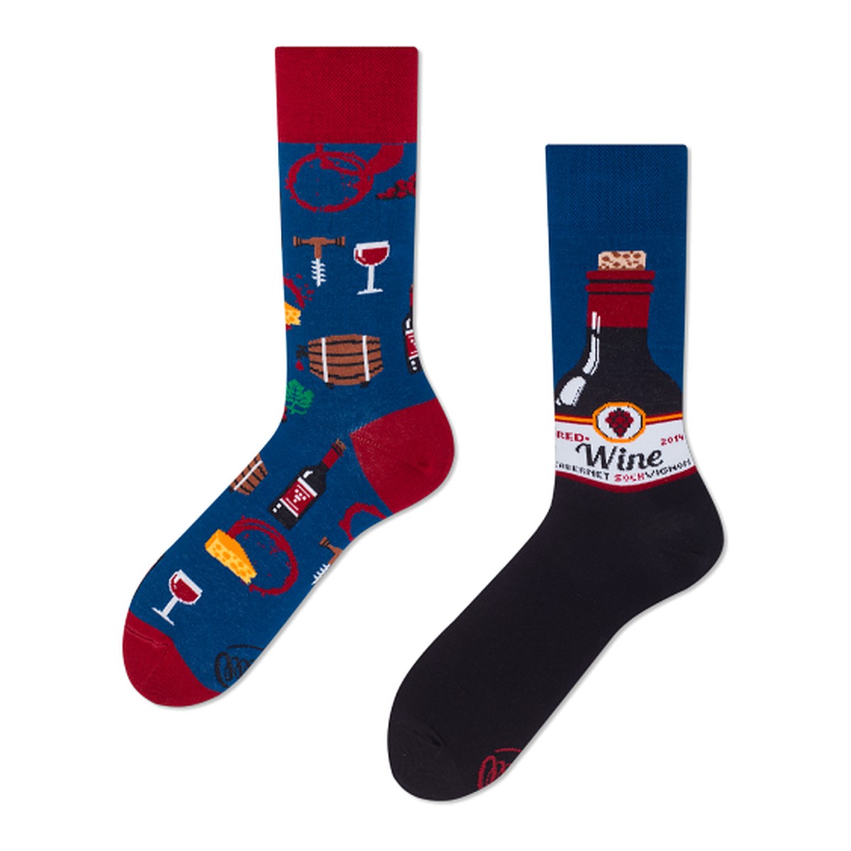 Many Mornings Socken Cabernet Sockvignon – bunte Socken von Many Mornings