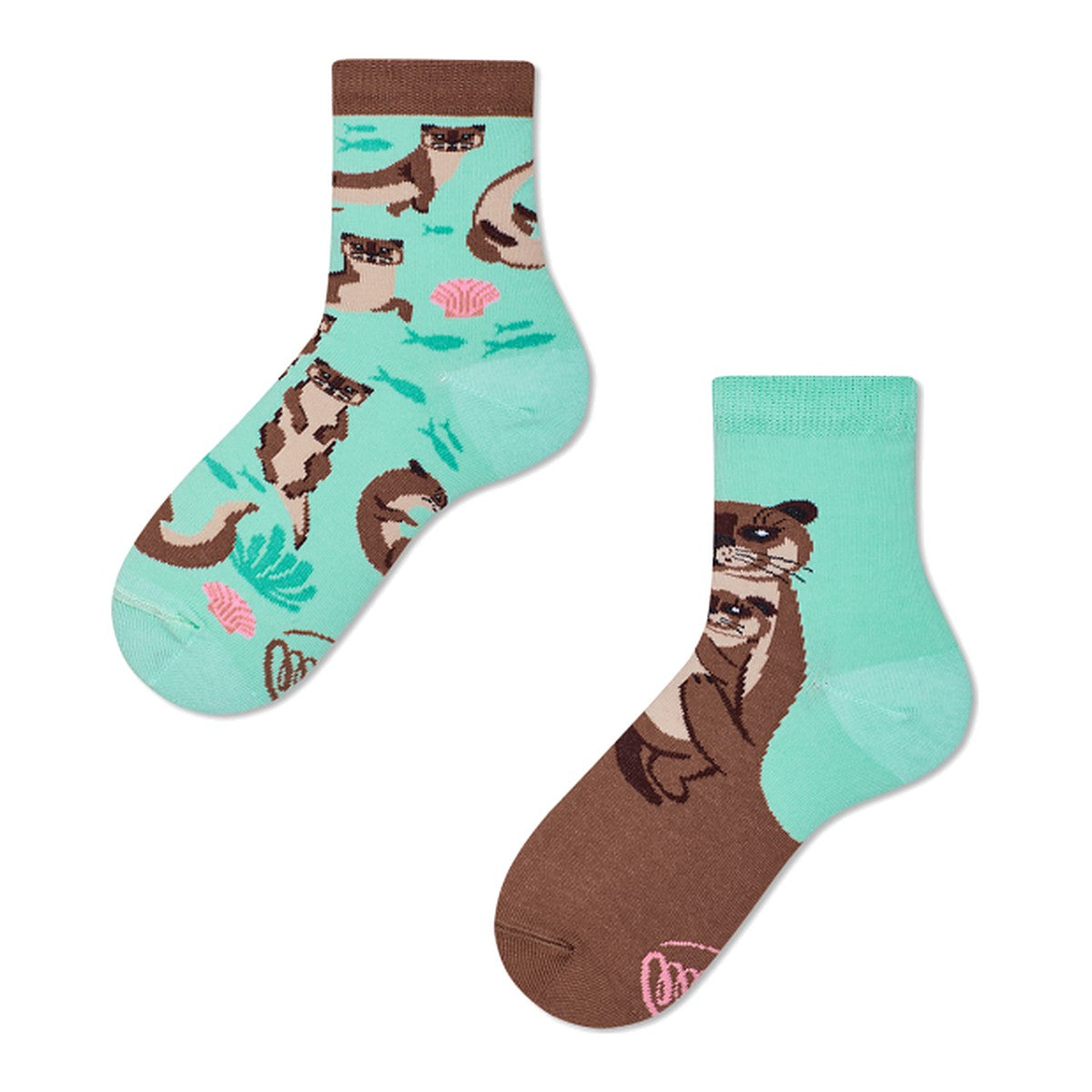 Many Mornings Socken Otter Stories – Ansicht 3