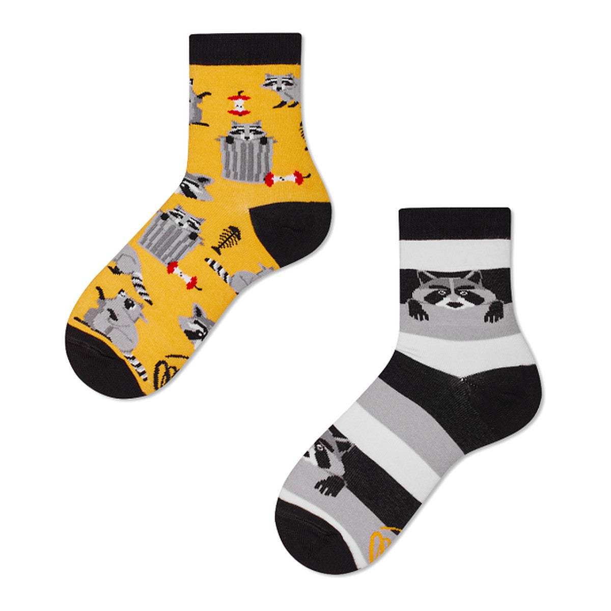 Many Mornings Socken Raccoon Bandit – Ansicht 2