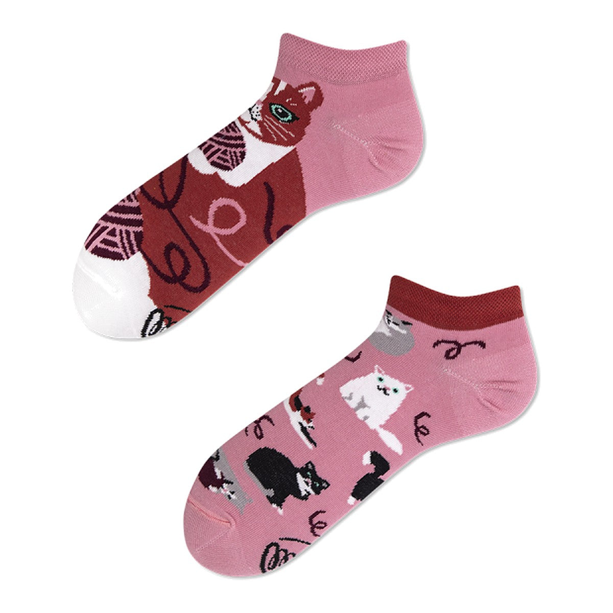 Many Mornings Socken Playful Cat – Ansicht 3