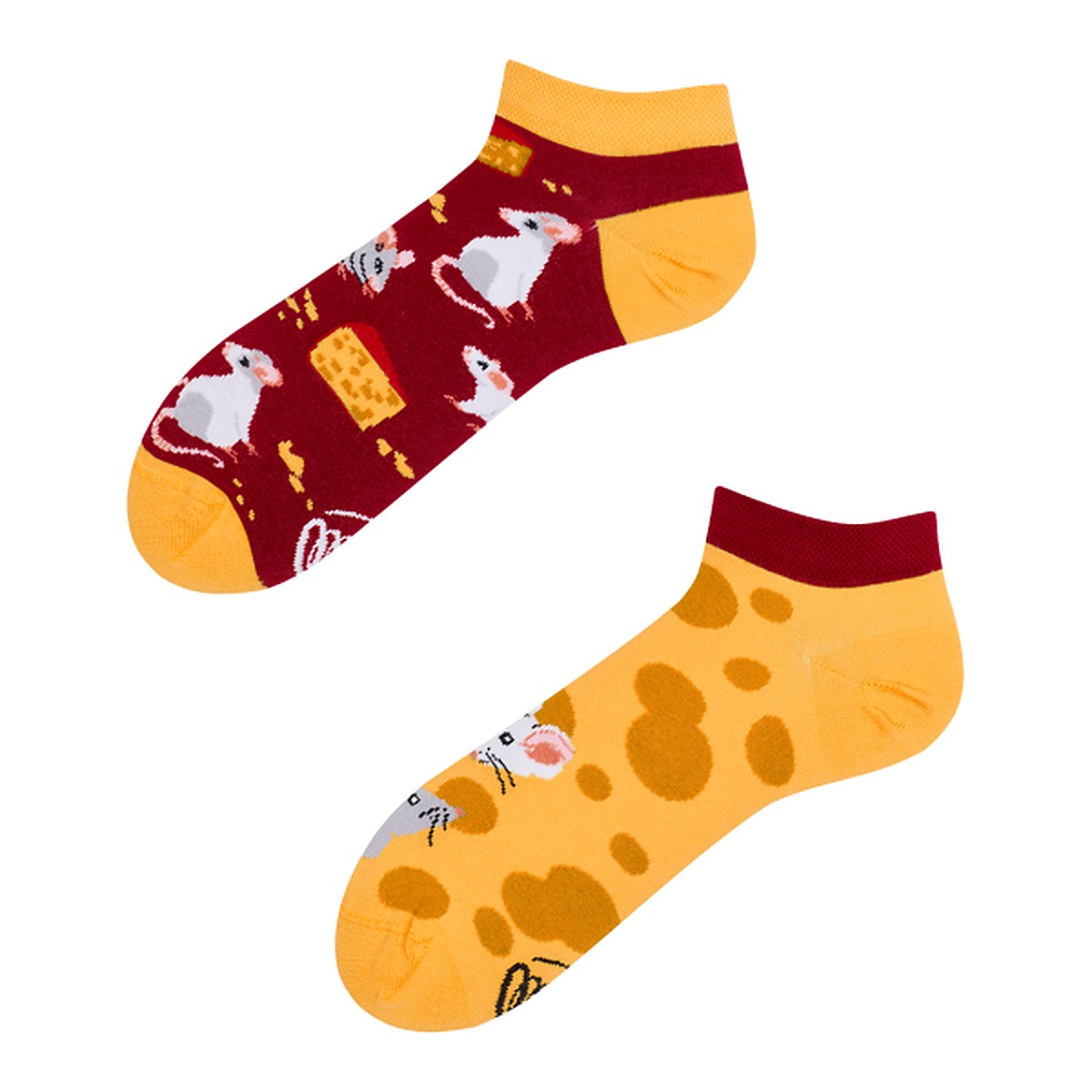 Many Mornings Socken Mouse and Cheese – Ansicht 2
