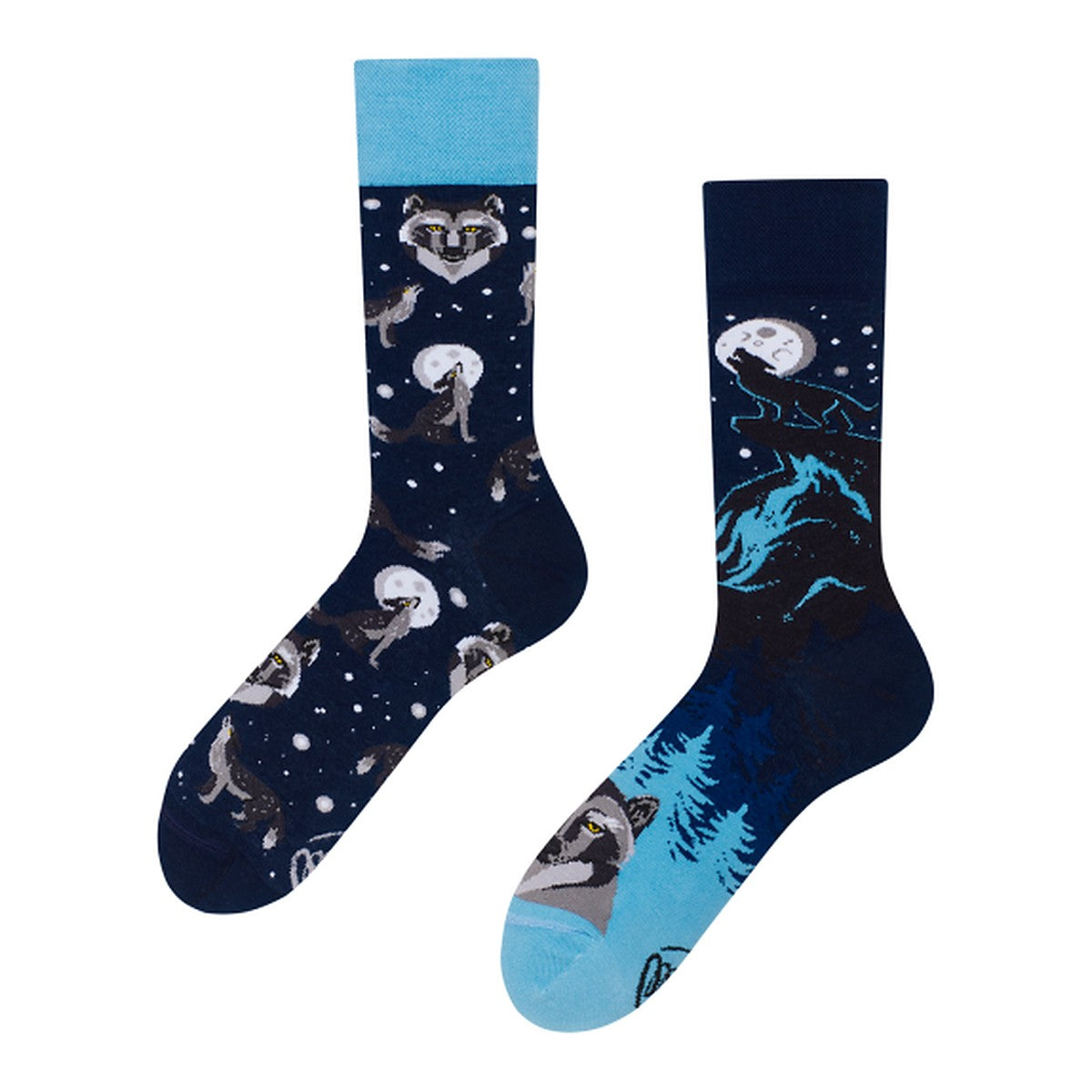 Many Mornings Socken Winter Wolf – bunte Socken von Many Mornings