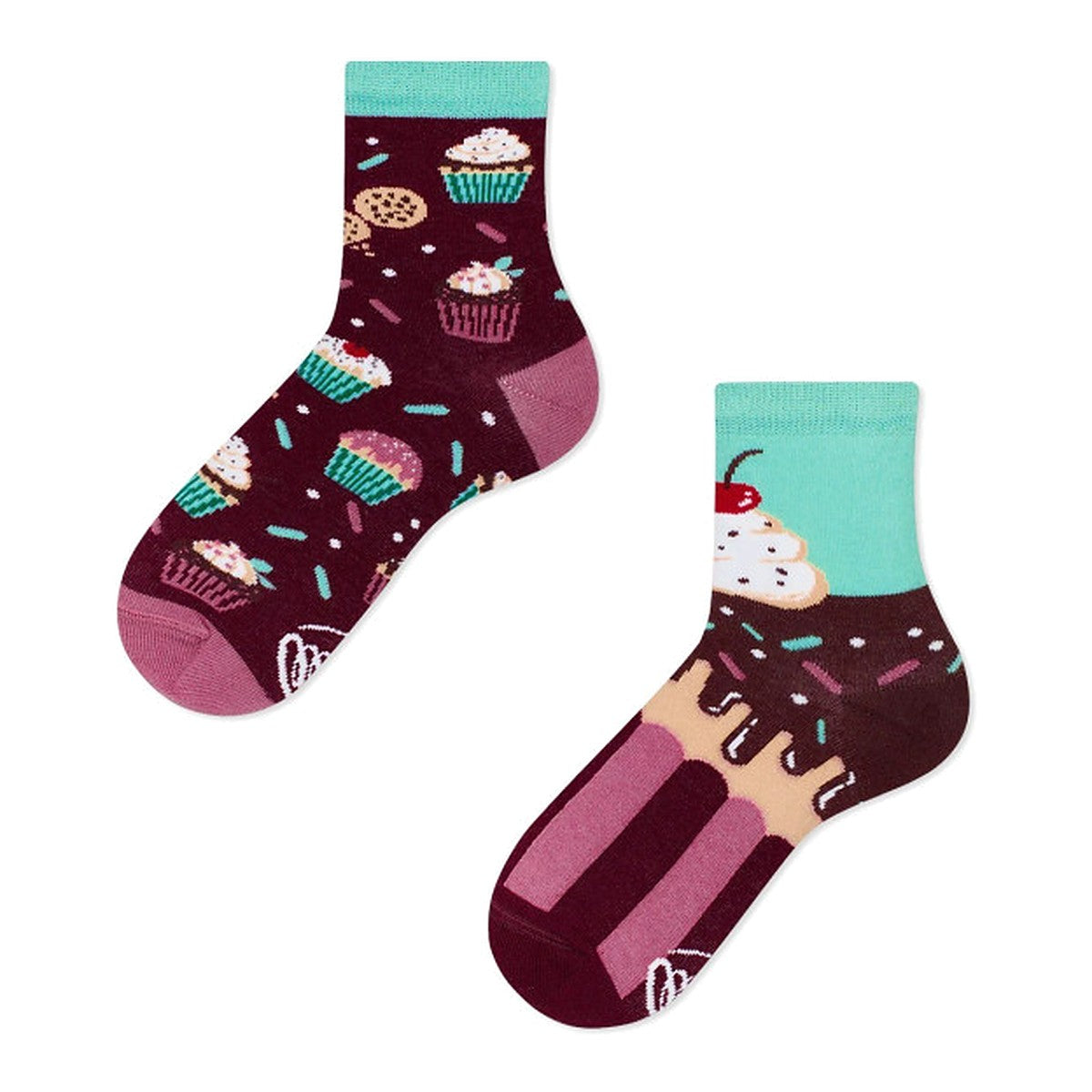 Many Mornings Socken The Cupcake – Ansicht 3