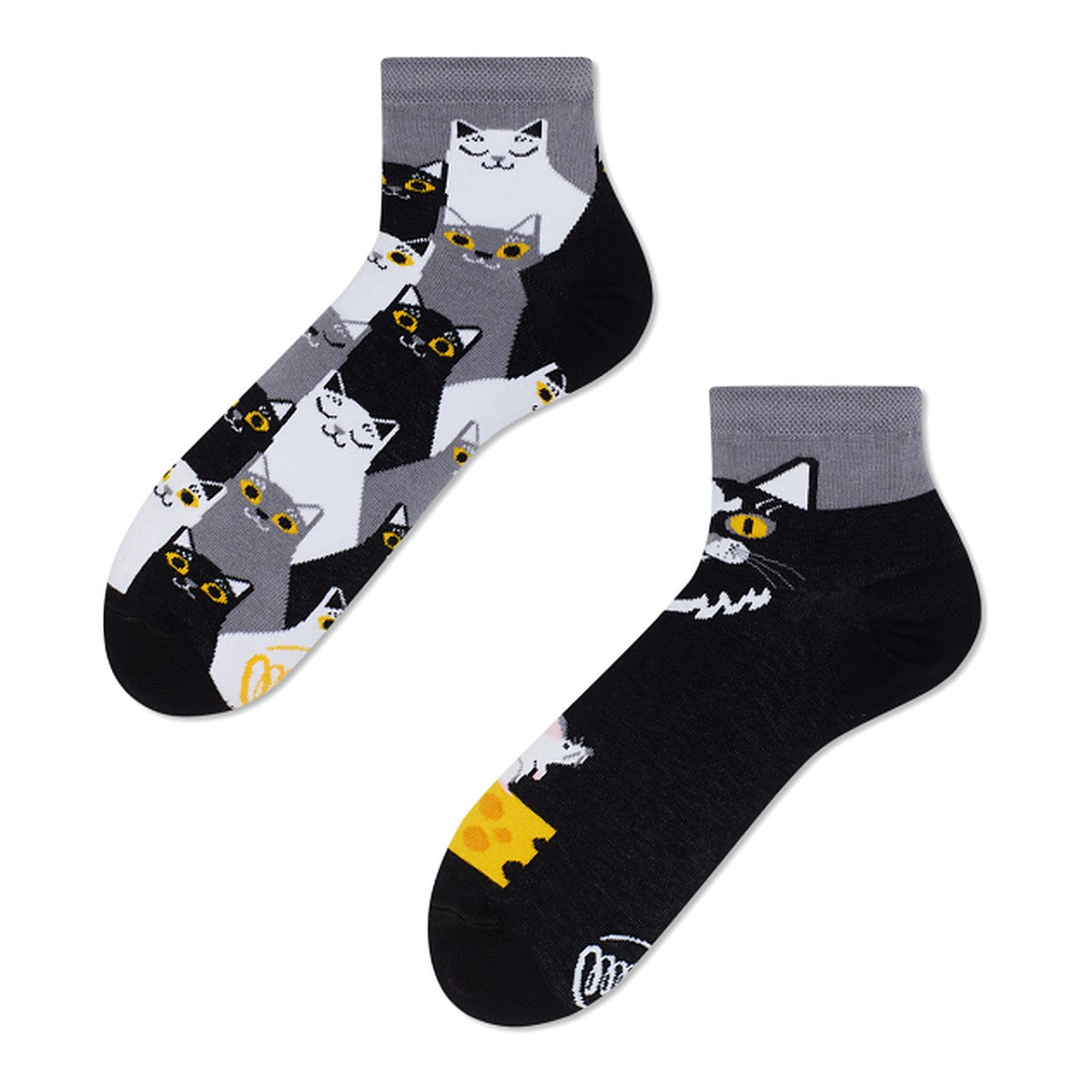 Many Mornings Socken Black Cat – Ansicht 3